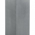 Кашпо Nieuwkoop Argento high cube natural grey, серого цвета длина - 30 см высота - 70 см