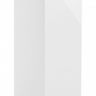 Кашпо Nieuwkoop Argento high cube shiny white, белого цвета длина - 30 см высота - 60 см