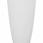 Кашпо Nieuwkoop Basic partner matt white, белого цвета (with технический горшок) диаметр - 49 см высота - 90 см