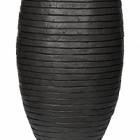 Кашпо Nieuwkoop Capi Nature row vase elegant deLuxe anthracite, цвет антрацит диаметр - 41 см высота - 62 см