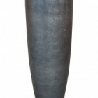 Кашпо Nieuwkoop Metallic под цвет серебра leaf partner matt цвета голубого льда (with технический горшок) диаметр - 34 см высота - 90 см