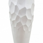 Кашпо Nieuwkoop Polystone nathan james partner white, белого цвета (with liner) диаметр - 46 см высота - 110 см