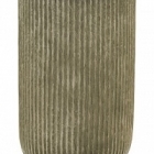 Кашпо Nieuwkoop Vertical rib cylinder green диаметр - 30 см высота - 47 см