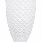 Кашпо Nieuwkoop Capi Lux heraldry vase elegant 2-й размер white, белого цвета диаметр - 59 см высота - 87 см