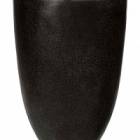 Кашпо Nieuwkoop Capi Lux vase elegance low 3-й размер black, чёрного цвета диаметр - 46 см высота - 58 см