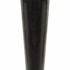 Кашпо Nieuwkoop Conical black, чёрного цвета диаметр - 39 см высота - 124 см