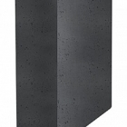 Кашпо Nieuwkoop Grigio high box anthracite, цвет антрацит-фактура под бетон длина - 60 см высота - 74 см