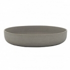 Кашпо Nieuwkoop Refined eav low XS размер clouded grey, серого цвета диаметр - 30 см высота - 6.5 см