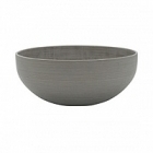 Кашпо Nieuwkoop Refined morgana xxs clouded grey, серого цвета диаметр - 30 см высота - 13 см