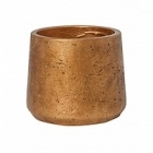 Кашпо Nieuwkoop Rough patt M размер metallic copper диаметр - 15 см высота - 14 см