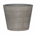 Кашпо Nieuwkoop Stone bucket m, brushed cement диаметр - 50 см высота - 40 см