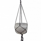 Подвесное Кашпо Nieuwkoop Stone (hanging) hans S размер light brushed диаметр - 22 см высота - 19 см