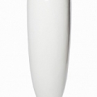 Кашпо Nieuwkoop Fiberstone (lounge) glossy white, белого цвета dax XXL размер (seychellen) диаметр - 50 см высота - 120 см