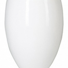 Кашпо Nieuwkoop Fiberstone glossy white, белого цвета bond L размер диаметр - 68 см высота - 85 см