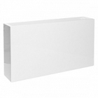 Кашпо Nieuwkoop Fiberstone glossy white, белого цвета jort slim S размер длина - 91 см высота - 50 см