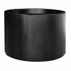 Кашпо Nieuwkoop Fiberstone jumbo max middle high black, чёрного цвета L размер диаметр - 90 см высота - 60 см