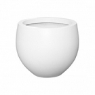 Кашпо Nieuwkoop Fiberstone matt white, белого цвета jumbo orb S размер диаметр - 87 см высота - 73 см