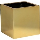 Кашпо Nieuwkoop Fiberstone platinum gold, под цвет золота fleur L размер длина - 25 см высота - 25 см