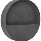 Подвесное Кашпо Nieuwkoop Natural wally (hanging) XS размер round grey, серого цвета диаметр - 30 см