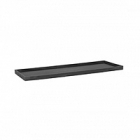 Поддон Fiberstone saucer jort grey, серого цвета 40 длина - 83 см высота - 4 см