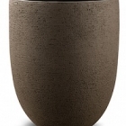 Кашпо Nieuwkoop Struttura tall egg pot light brown, коричнево-бурого цвета диаметр - 40 см высота - 47 см