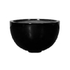 Кашпо Fiberstone Glossy Bowl, пластик, черный