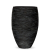 Кашпо Capi Nature Vase Elegant Deluxe, rib black