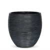 Кашпо Capi Nature Vase Elegant Mini, rib black