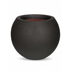 Кашпо Capi Tutch nl vase ball 2-й размер black, чёрный