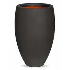 Кашпо Capi Tutch nl vase elegance deLuxe 1-й размер black, чёрный