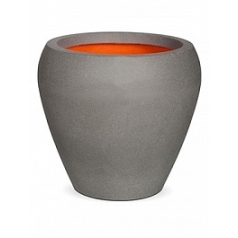 Кашпо Capi Tutch nl vase tapering round 2-й размер light grey, серый, светло-серый