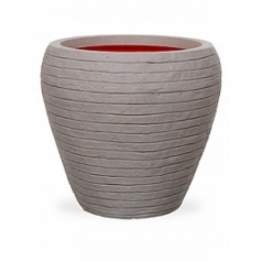 Кашпо Capi Tutch row nl vase tapering round grey, серый