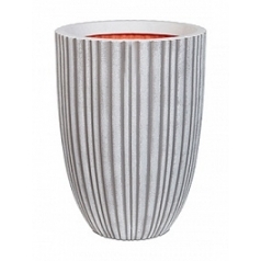 Кашпо Capi Tutch tube nl vase elegant low tube ivory, слоновая кость