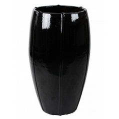 Кашпо Nieuwkoop black, чёрного цвета shiny partner (moda)