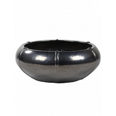 Кашпо Nieuwkoop Bullet grey, серого цвета bowl anthracite, антрацит (moda)