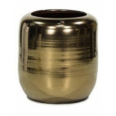 Ваза Fleur Ami Glaze vase antique-gold, под цвет золота, цвета античное золото