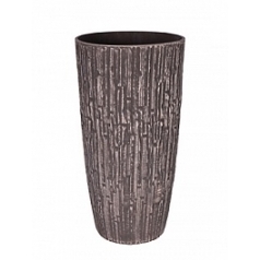 Кашпо Nieuwkoop Indoor pottery caval vase brown, коричнево-бурого цвета