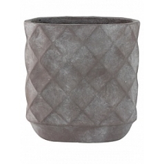 Кашпо Nieuwkoop Indoor pottery planter Lux светло-серого цвета