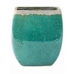 Кашпо Nieuwkoop Indoor pottery pot tijn sea green, цвета морской волны