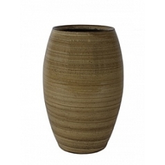 Кашпо Nieuwkoop Indoor pottery vase cresta caramel, карамельного цвета