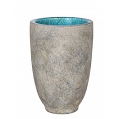 Кашпо Nieuwkoop Indoor pottery vase fien turquoise