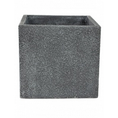 Кашпо Nieuwkoop Marc (фактура бетон) square grey, серого цвета