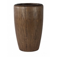 Кашпо Nieuwkoop Twist vase bronze, бронзового цвета