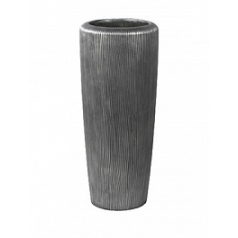 Кашпо Nieuwkoop Twist vase под цвет серебра