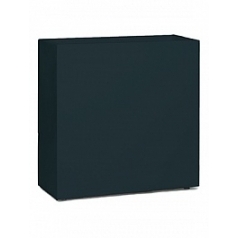 Кашпо Nieuwkoop Premium block anthracite, цвет антрацит grey, серого цвета