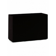 Кашпо Nieuwkoop Premium block black, чёрного цвета
