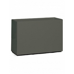 Кашпо Nieuwkoop Premium block quartz grey, серого цвета