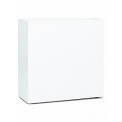 Кашпо Nieuwkoop Premium block white, белого цвета