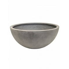 Кашпо Nieuwkoop Static (grc) bowl grey, серого цвета