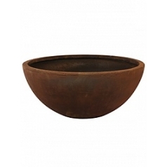 Кашпо Nieuwkoop Static (grc) bowl rusty, ржавая фактура